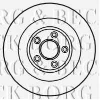 Тормозной диск BORG & BECK BBD5826S