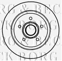 Тормозной диск BORG & BECK BBD5840S