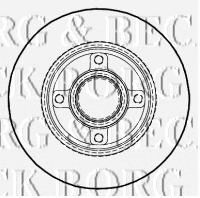 Тормозной диск BORG & BECK BBD5935S