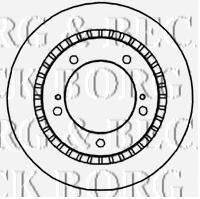 Тормозной диск BORG & BECK BBD4688