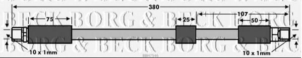 Тормозной шланг BORG & BECK BBH7546