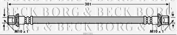 Тормозной шланг BORG & BECK BBH7581