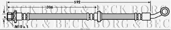 Тормозной шланг BORG & BECK BBH7603