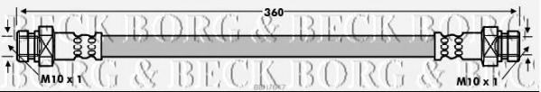 Тормозной шланг BORG & BECK BBH7647