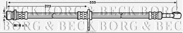 Тормозной шланг BORG & BECK BBH7677