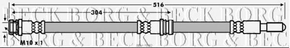 Тормозной шланг BORG & BECK BBH7692