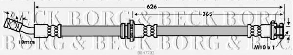 Тормозной шланг BORG & BECK BBH7703
