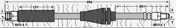 Тормозной шланг BORG & BECK BBH7779