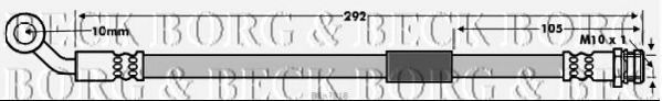 Тормозной шланг BORG & BECK BBH7818