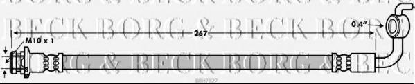 Тормозной шланг BORG & BECK BBH7827