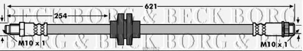 Тормозной шланг BORG & BECK BBH7852