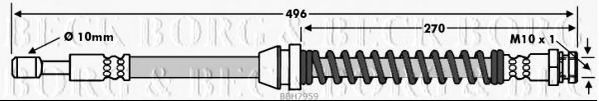 Тормозной шланг BORG & BECK BBH7959