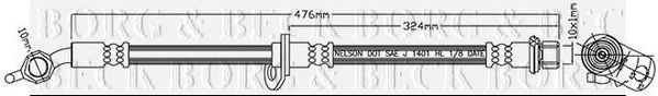 Тормозной шланг BORG & BECK BBH7971