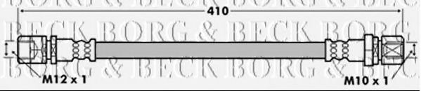 Тормозной шланг BORG & BECK BBH6355