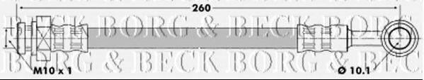 Тормозной шланг BORG & BECK BBH6494