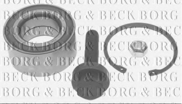 Комплект подшипника ступицы колеса BORG & BECK BWK513