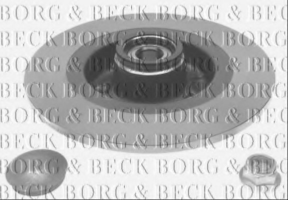 Комплект подшипника ступицы колеса BORG & BECK BWK1201