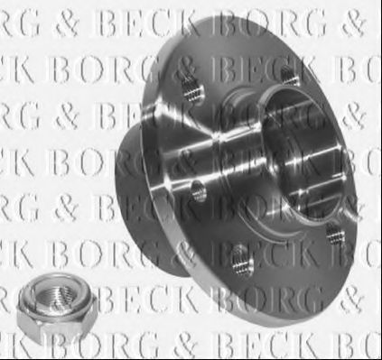 Комплект подшипника ступицы колеса BORG & BECK BWK303