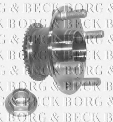 Комплект подшипника ступицы колеса BORG & BECK BWK562