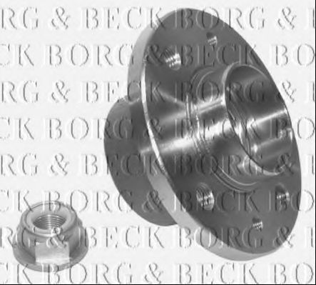 Комплект подшипника ступицы колеса BORG & BECK BWK639