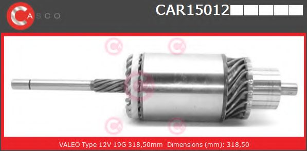 Якорь, стартер CASCO CAR15012PS