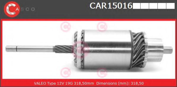 Якорь, стартер CASCO CAR15016PS