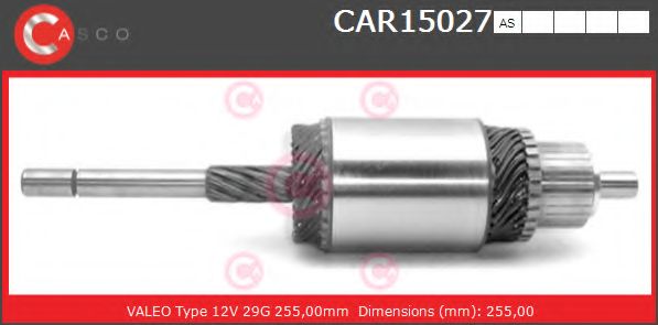 Якорь, стартер CASCO CAR15027AS