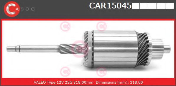 Якорь, стартер CASCO CAR15045PS