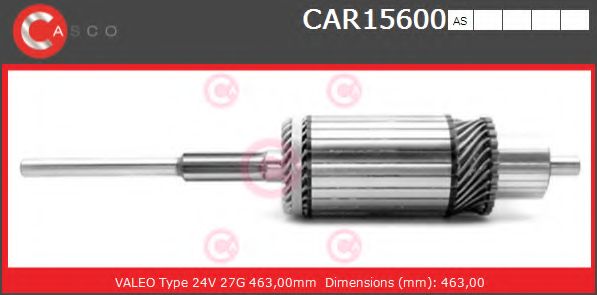 Якорь, стартер CASCO CAR15600AS