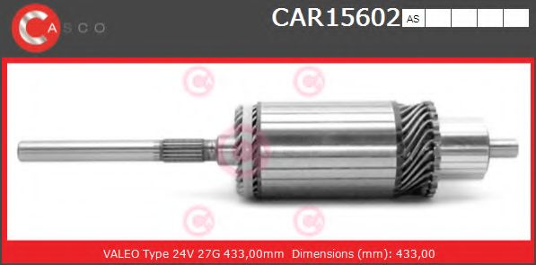 Якорь, стартер CASCO CAR15602AS