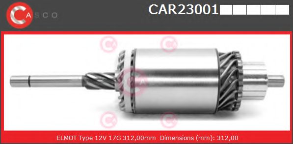 Якорь, стартер CASCO CAR23001PS