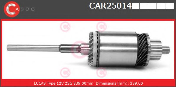 Якорь, стартер CASCO CAR25014PS