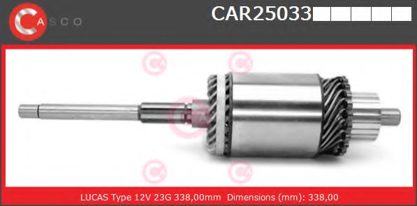 Якорь, стартер CASCO CAR25033PS