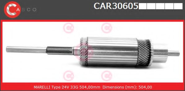 Якорь, стартер CASCO CAR30605PS