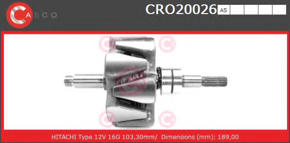 Ротор, генератор CASCO CRO20026AS