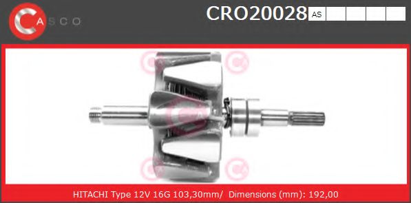 Ротор, генератор CASCO CRO20028AS