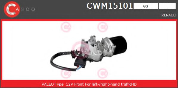 Двигатель стеклоочистителя CASCO CWM15101GS