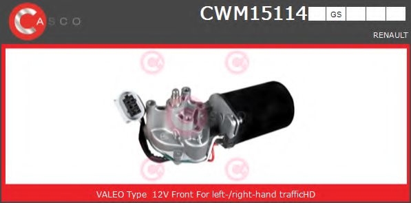 Двигатель стеклоочистителя CASCO CWM15114GS