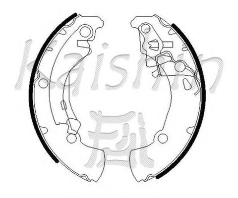 Комплект тормозных колодок KAISHIN K0090