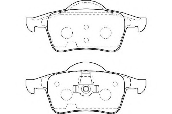 Комплект тормозных колодок, дисковый тормоз WAGNER WBP23075A