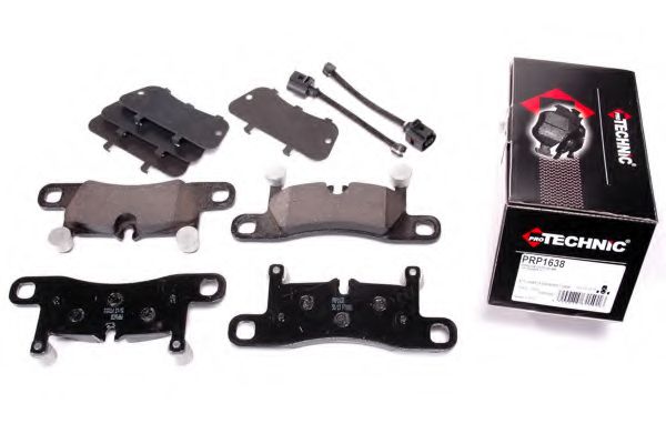 Комплект тормозных колодок, дисковый тормоз PROTECHNIC PRP1638