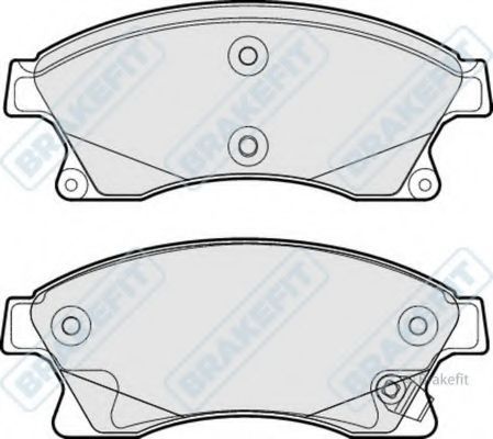 Комплект тормозных колодок, дисковый тормоз APEC braking PD3267