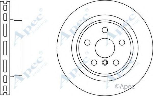 Тормозной диск APEC braking DSK3169