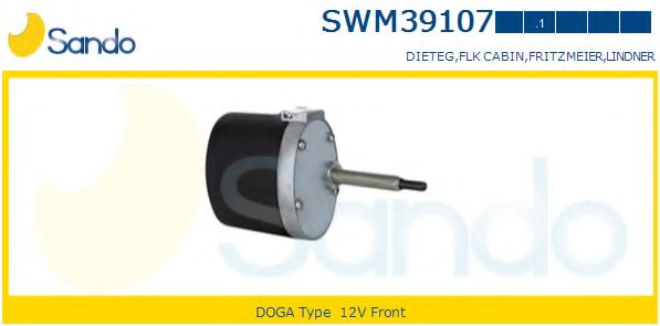 Двигатель стеклоочистителя FRITZMEIER 200289