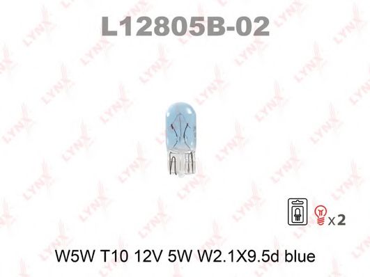 Лампа накаливания LYNXauto L12805B-02