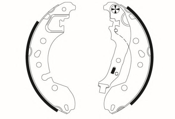 Комплект тормозных колодок HELLA PAGID 8DB 355 022-181