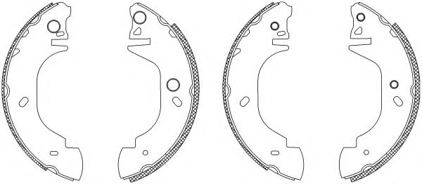 Комплект тормозных колодок HELLA PAGID 8DB 355 003-411