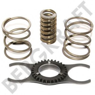 Ремкомплект, тормозной суппорт BERGKRAFT BK1615501AS