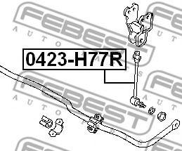 Тяга / стойка, стабилизатор FEBEST 0423H77R