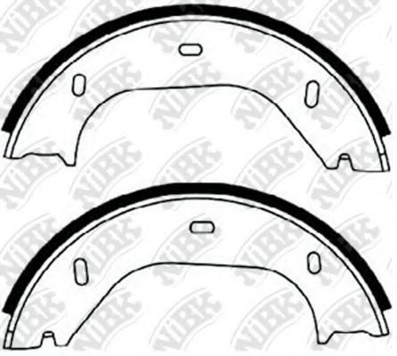Комплект тормозных колодок, стояночная тормозная система NiBK FN0514